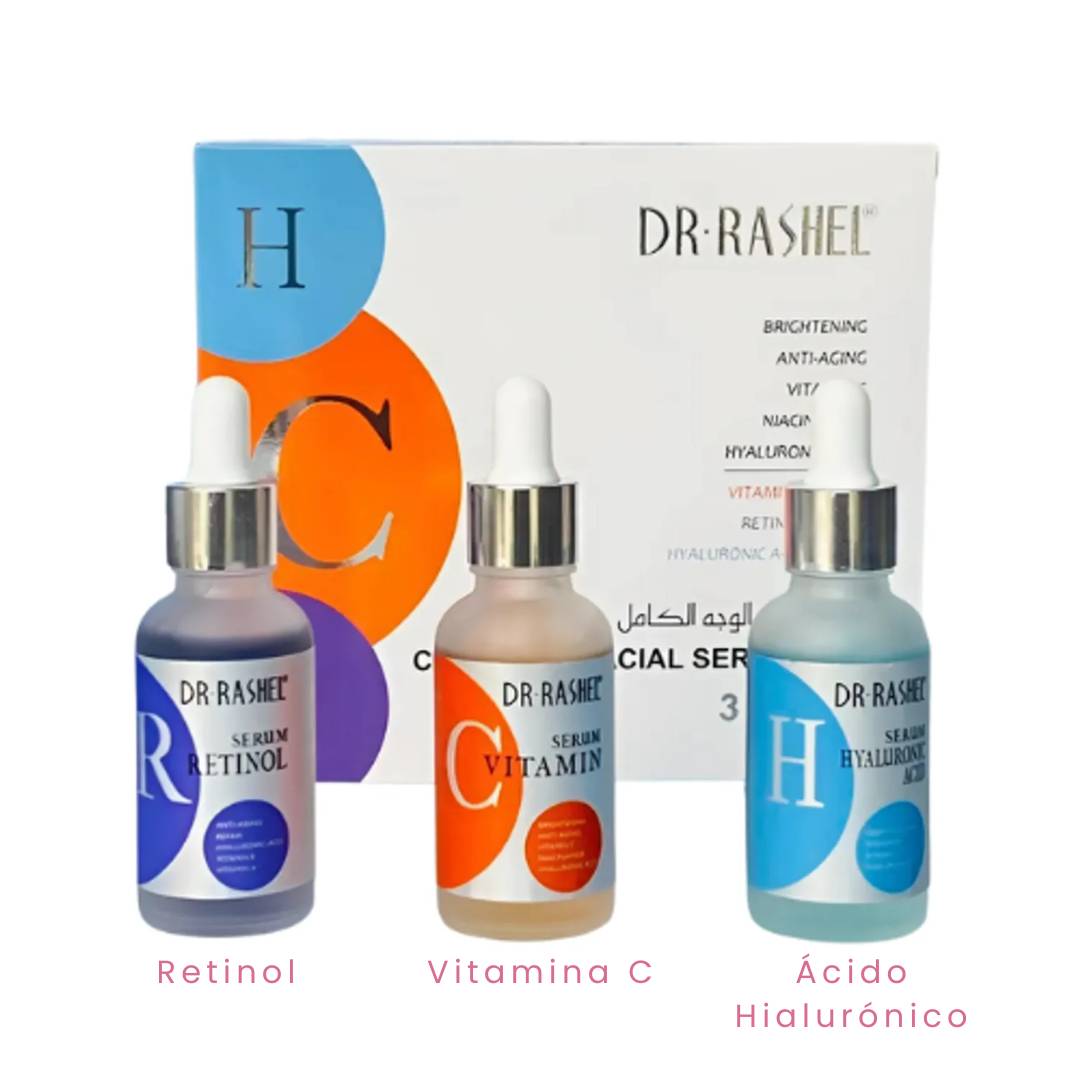 Glow Up Spa en Casa – Kit Facial Ultrasónico + Sérums Dr Rashel + Regalo